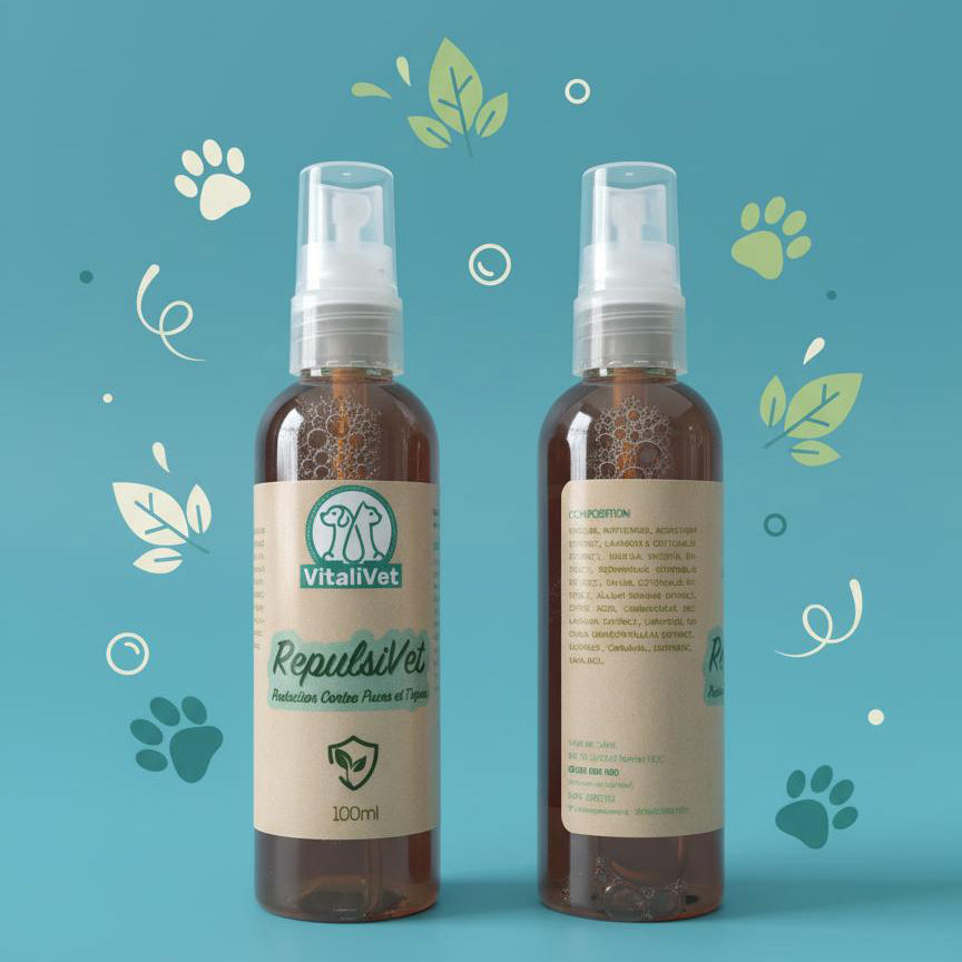 RepulsiVet – Protection naturelle contre puces et tiques