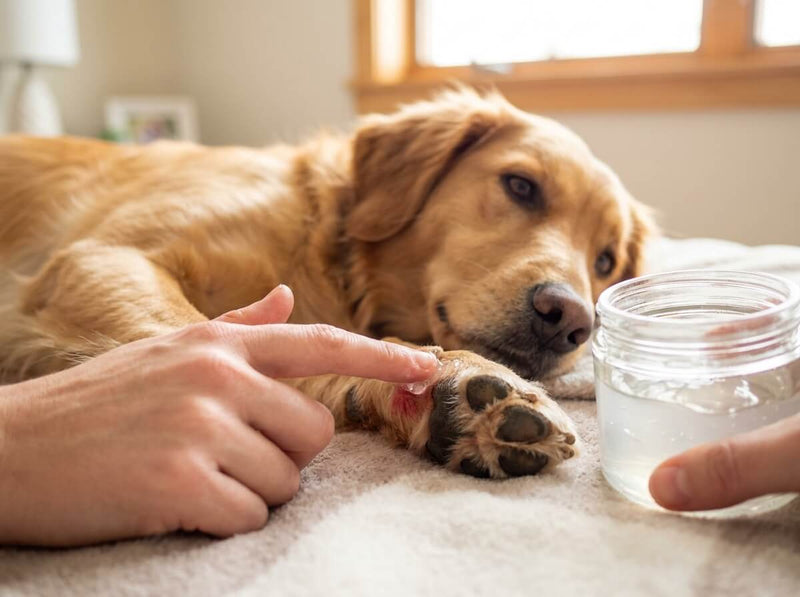 Peau rouge chez le chien : irritations et solutions douces