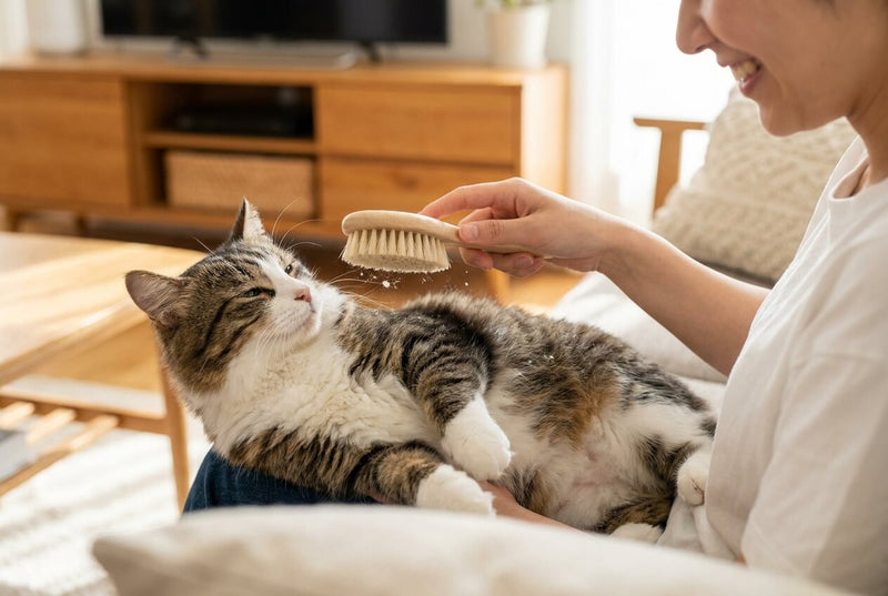 Pellicules chez le chat : causes et soins naturels